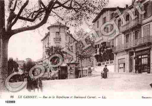 Ville de CANNET(LE), carte postale ancienne