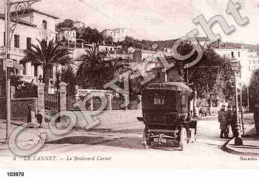 Ville de CANNET(LE), carte postale ancienne