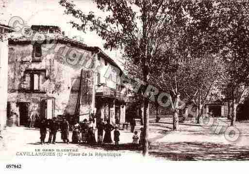 Ville de CAVILLARGUES, carte postale ancienne