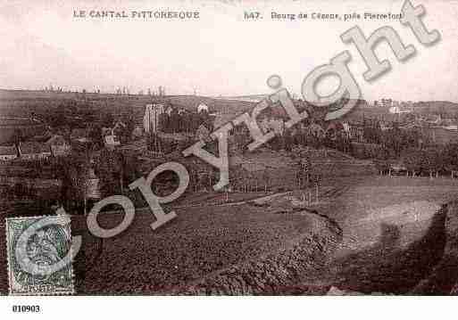 Ville de CEZENS, carte postale ancienne