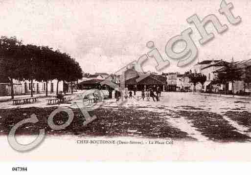 Ville de CHEFBOUTONNE, carte postale ancienne