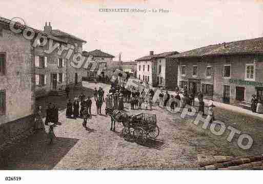 Ville de CHENELETTE, carte postale ancienne