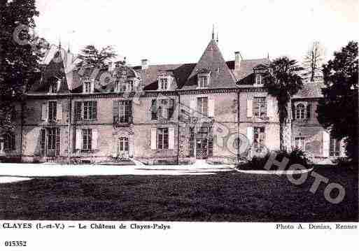 Ville de CLAYES, carte postale ancienne  Ville de CLAYES, carte postale ancienne