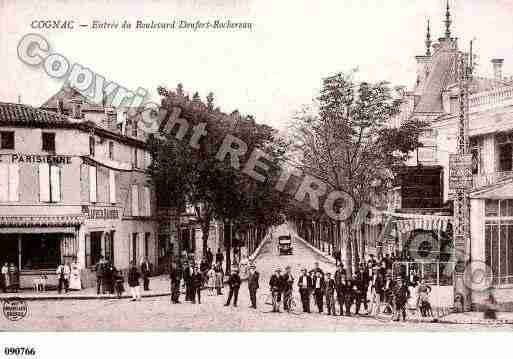 Ville de COGNAC, carte postale ancienne