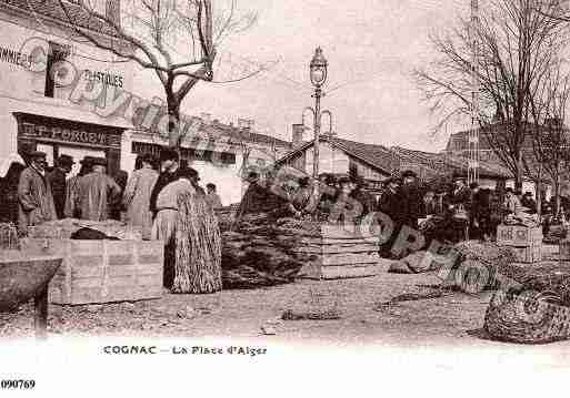 Ville de COGNAC, carte postale ancienne