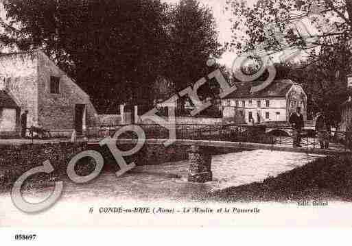 Ville de CONDEENBRIE, carte postale ancienne