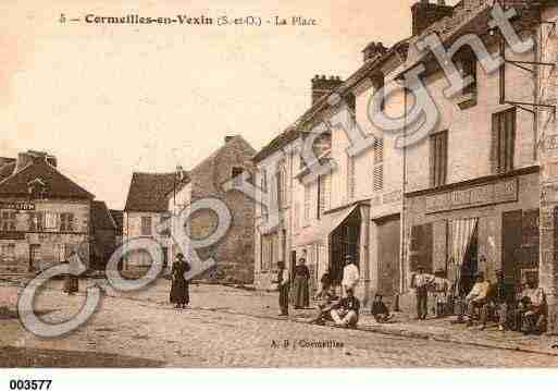 Ville de CORMEILLESENVEXIN, carte postale ancienne