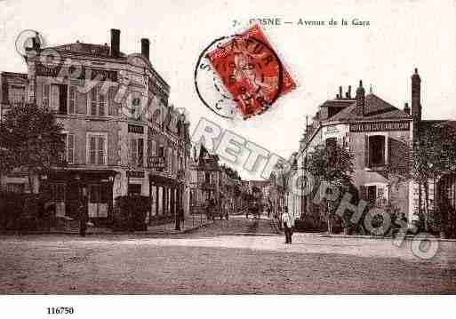 Ville de COSNESURLOIRE, carte postale ancienne