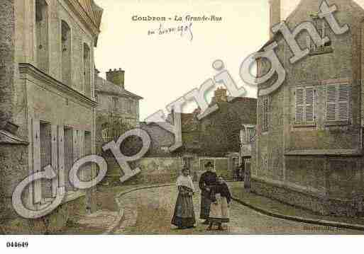 Ville de COUBRON, carte postale ancienne