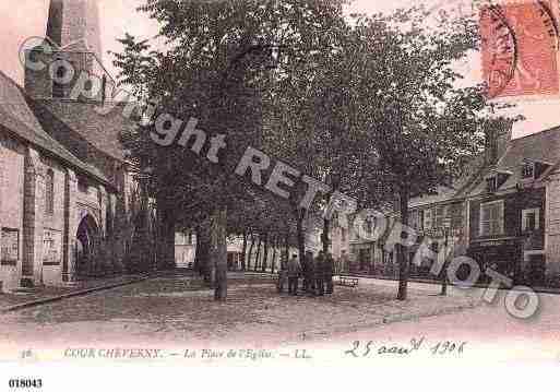 Ville de COURCHEVERNY, carte postale ancienne