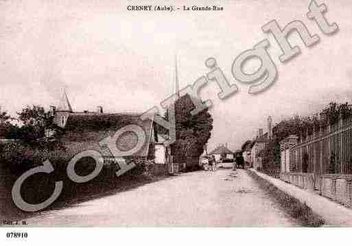 Ville de CRENEYPRESTROYES, carte postale ancienne