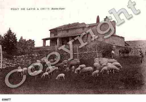 Ville de CRUIS, carte postale ancienne
