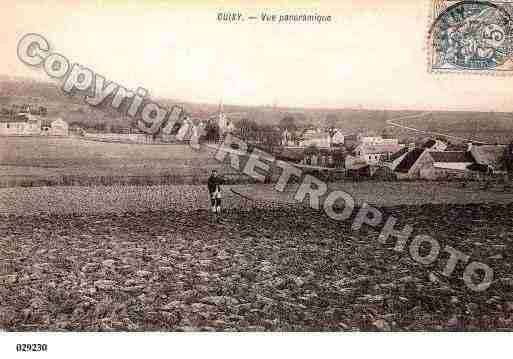 Ville de CUISY, carte postale ancienne