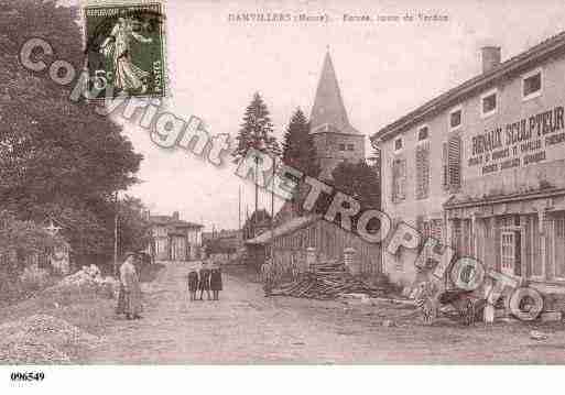 Ville de DAMVILLERS, carte postale ancienne