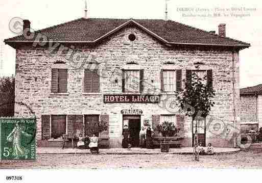 Ville de DIEMOZ, carte postale ancienne