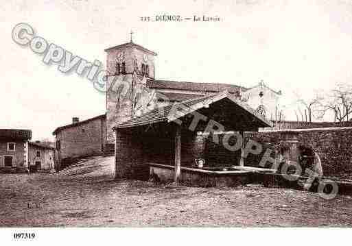 Ville de DIEMOZ, carte postale ancienne