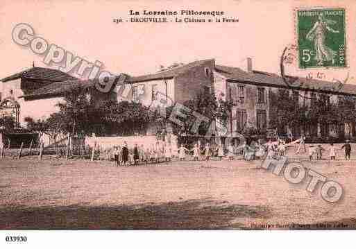 Ville de DROUVILLE, carte postale ancienne Ville de DROUVILLE, carte postale ancienne