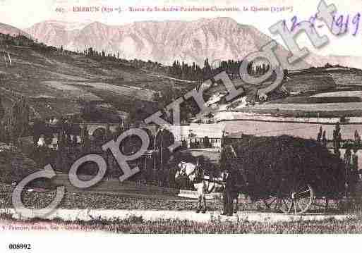 Ville de EMBRUN, carte postale ancienne