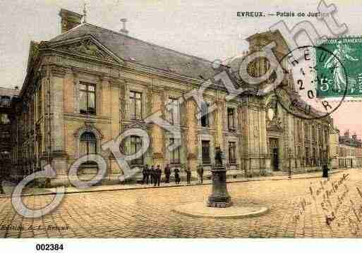 Ville de EVREUX, carte postale ancienne