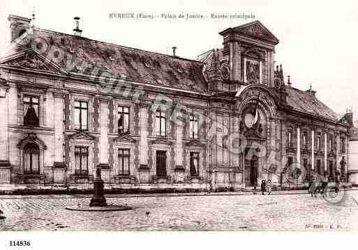 Ville de EVREUX, carte postale ancienne