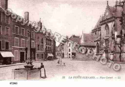 Ville de FERTEBERNARD(LA), carte postale ancienne