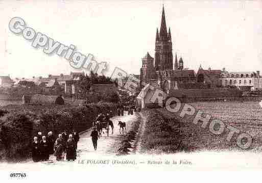 Ville de FOLGOET(LE), carte postale ancienne