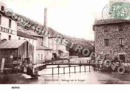 Ville de FONTAINEDEVAUCLUSE, carte postale ancienne