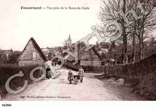 Ville de FOUCARMONT, carte postale ancienne