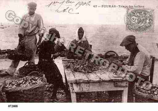 Ville de FOURAS, carte postale ancienne
