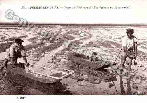 Ville de FOURAS, carte postale ancienne