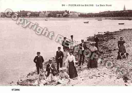 Ville de FOURAS, carte postale ancienne