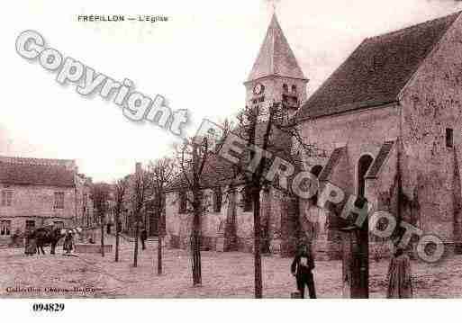 Ville de FREPILLON, carte postale ancienne