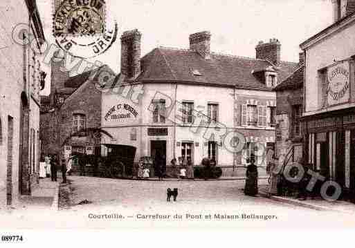 Ville de GIELCOURTEILLES, carte postale ancienne