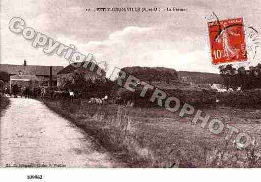 Ville de GIRONVILLESURESSONNE, carte postale ancienne