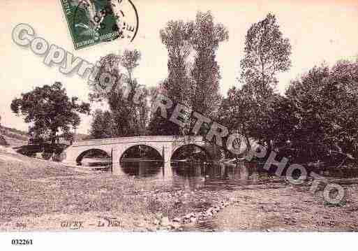 Ville de GIVRY, carte postale ancienne