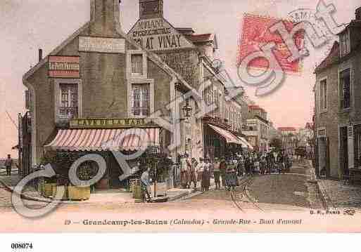 Ville de GRANDCAMPMAISY, carte postale ancienne