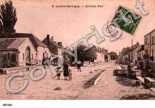 Ville de LADOIXSERRIGNY, carte postale ancienne