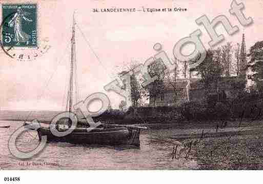 Ville de LANDEVENNEC, carte postale ancienne