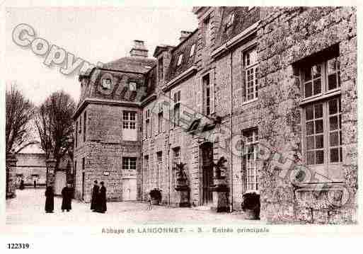 Ville de LANGONNET, carte postale ancienne