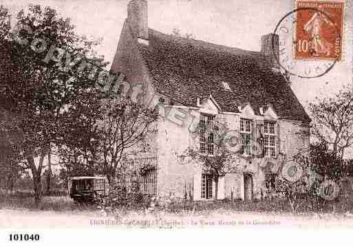 Ville de LIGNIERESLACARELLE, carte postale ancienne