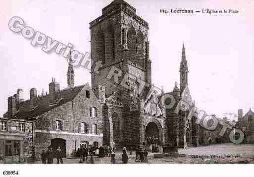 Ville de LOCRONAN, carte postale ancienne