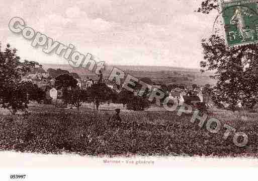 Ville de MARINES, carte postale ancienne
