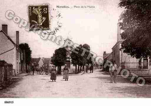 Ville de MAROLLES, carte postale ancienne