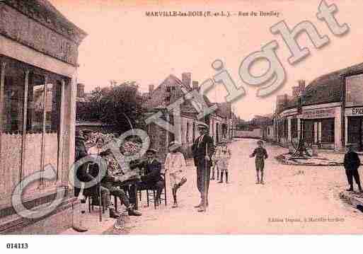 Ville de MARVILLELESBOIS, carte postale ancienne