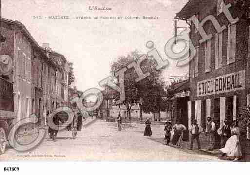 Ville de MAZERES, carte postale ancienne