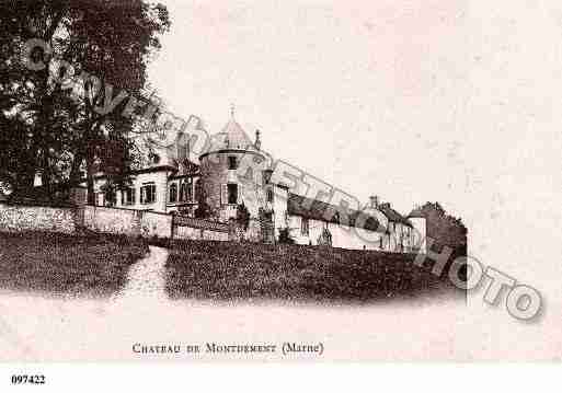 Ville de MONDEMENT, carte postale ancienne