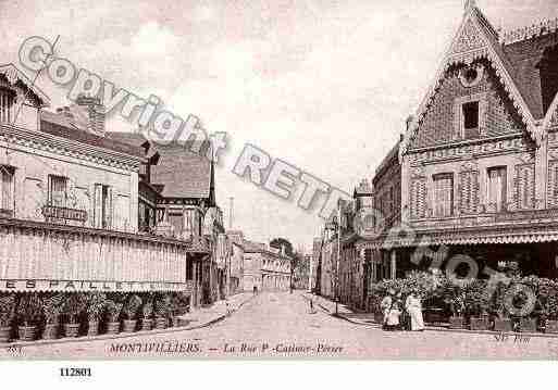 Ville de MONTIVILLIERS, carte postale ancienne