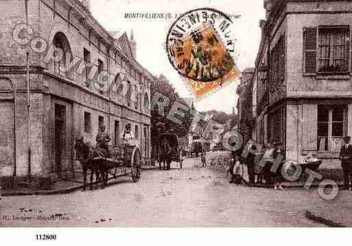 Ville de MONTIVILLIERS, carte postale ancienne