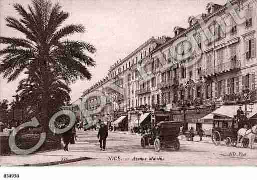 Ville de NICE, carte postale ancienne