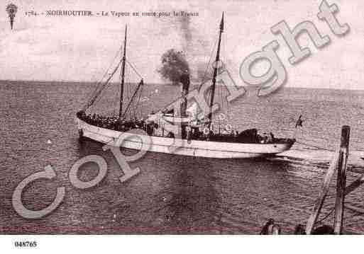 Ville de NOIRMOUTIERENL'ILE, carte postale ancienne